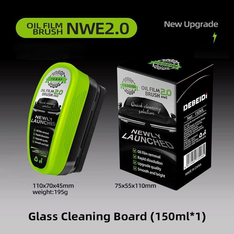 Debody Glass Oil Film Remover: Powerful, Long-lasting Decontamination Coating for Windshields and Windows with Crystal Plating and Rain Repellent.