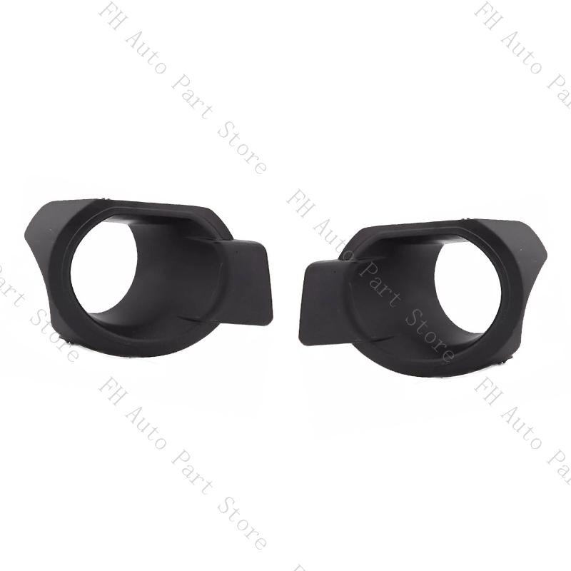 2PCS For Ford Ranger T6 2012 2013 2014 2015 Car Front Bumper Fog Lamp FogLight Cover Frame Bezel AB3917777BD AB3917778BD