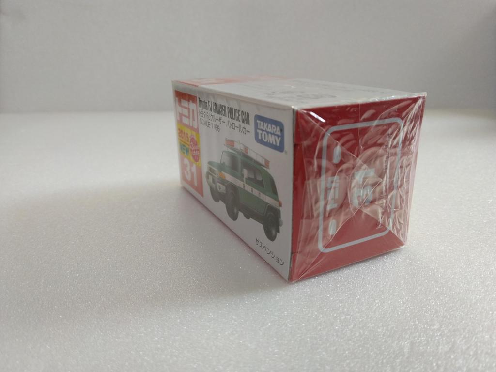 FJ Cruiser Patrol 2015 Tomica with clear case Toyota, Car, 1/66 scale, model, No. 31,