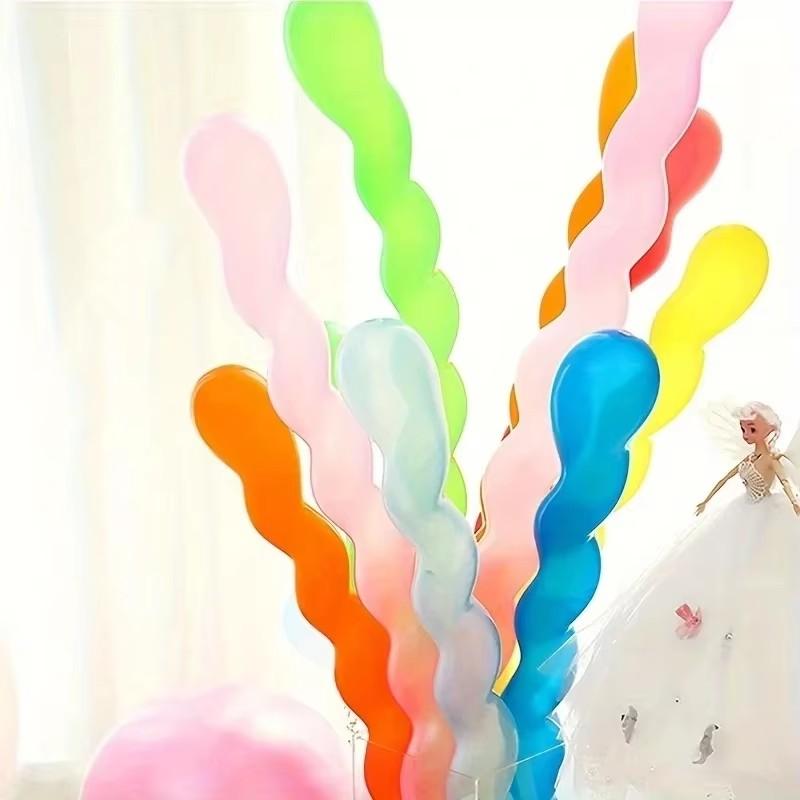 50~200pcs Spiral Balloons Twist Spiraal Latex Balloon Inflatable Toy Unique Wedding Happy Birthday Holiday DIY Decorations TMZ