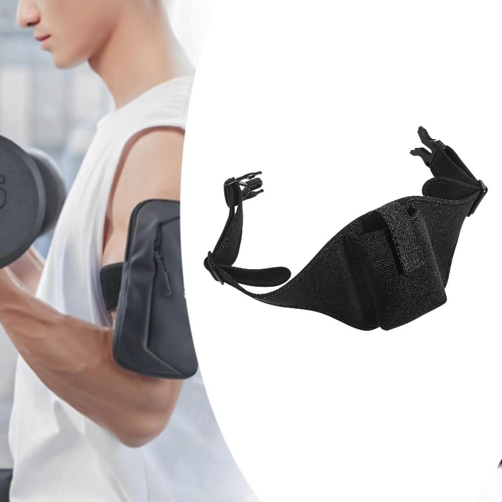 Mic Belt Microphone Holder Pack Comfortable Neoprene Waistband Bag Adjustable Strap for Running