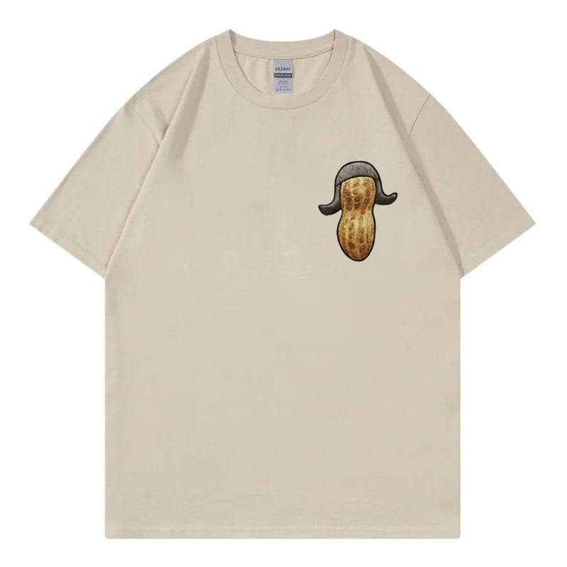 The Burnt Peanut Funny Meme Tshirt Men Women Clothing High Quality Fashion Tshirts Summer Casual Cotton Short Sleeve T Shirts