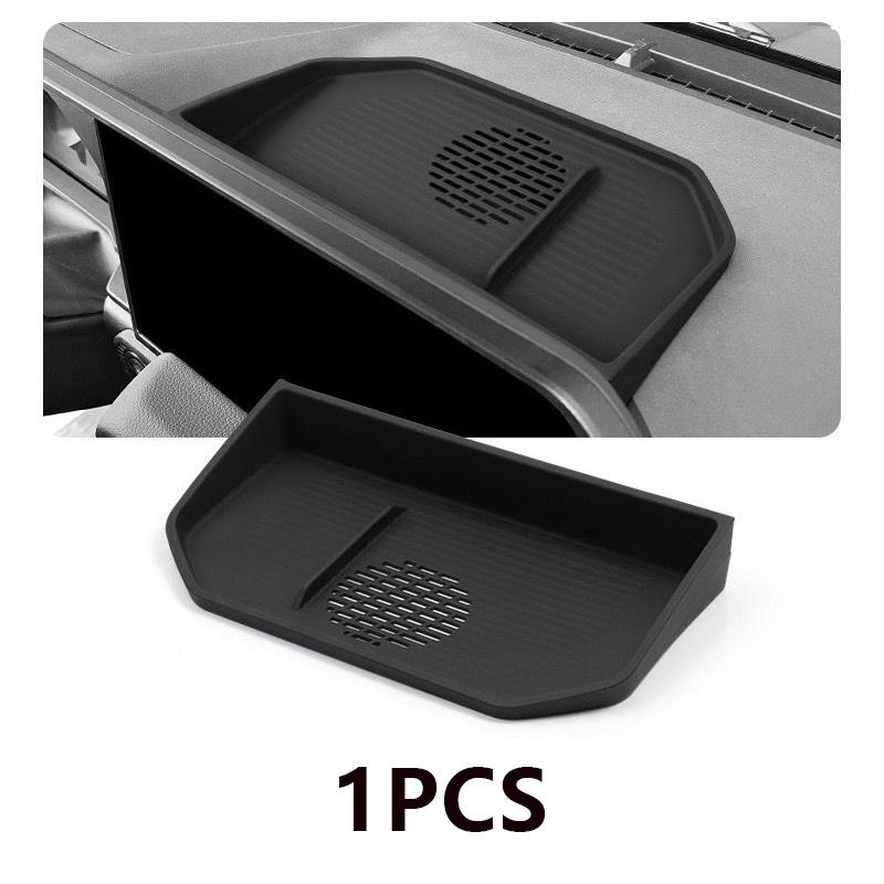 For Toyota Land Cruiser Prado J250 2024+ Car Storage Box Door Armrest Center Console Silicone Storage Box Pad Auto Accessories