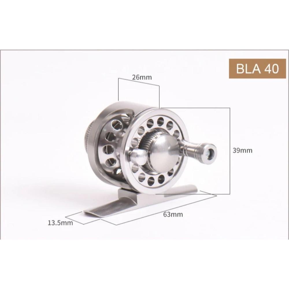 BLA40-50-60 Series CNC Aluminum Front Drag Reel, Ice & Fly Fishing Tackle for Precision Casting, Fishing Tools