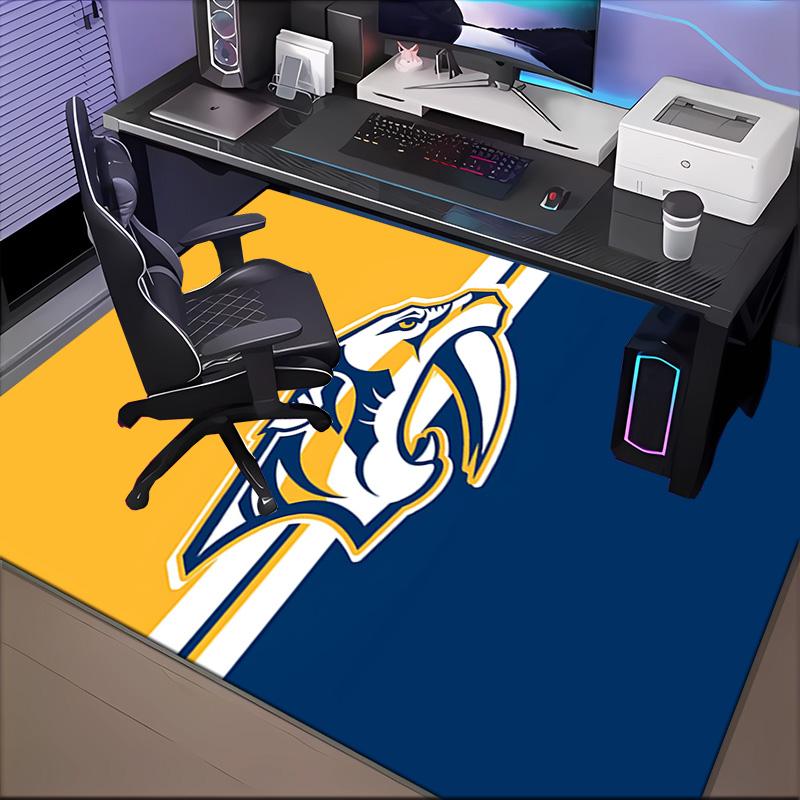 St. Louis Hockey Floor Mat for Living Room, Game Rooms, Office, Bedroom, Office Floor Mat Playful Design, Christmas Fan Gifts