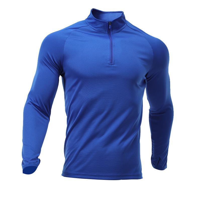 Men s Quick-Dry Long Sleeve Half-Zip Running & Fitness Top 2XL