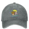 Copy Of Rilakkuma And Korilakkuma In The Rain Washed Baseball Cap Trendy Trucker Hat Unisex Men Sports Sun Visors Baseball Caps