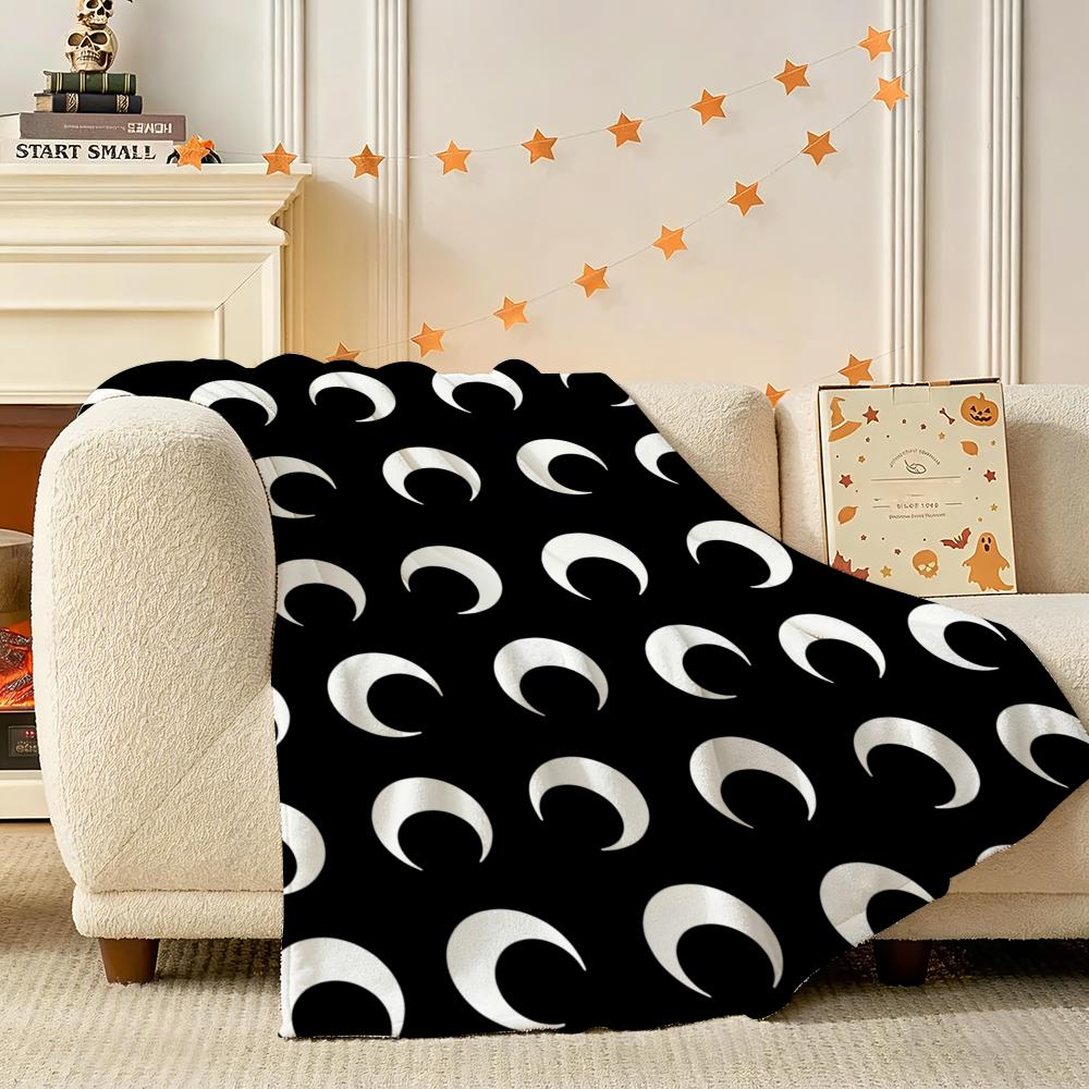 Luxury M-Marine Serre Throw 240g Lightweight Flannel Blanket, Soft Skin Throw Blanket for Sofa Bedroom 75X95CM