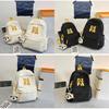 Jugend-Campus-Rucksack mit Buchstabenmuster und Nylon für Studenten