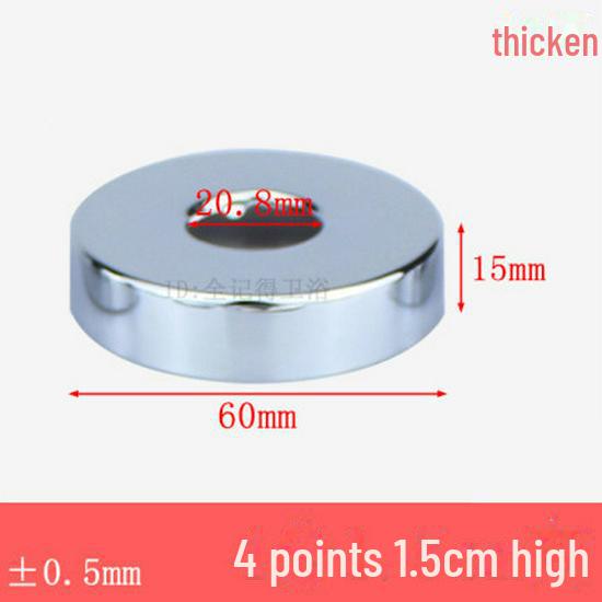 Capace decorative din oțel inoxidabil pentru robinet, triunghi și pătrat