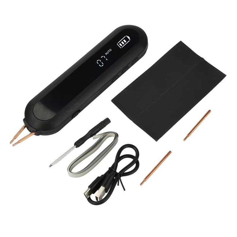 12 Gears Spot Welder Adjustable Portable Handheld Digital Display Mini Spot Welding Machine Automatic Trigger For 18650 Battery