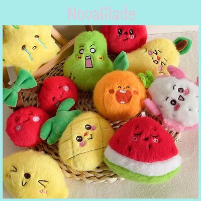 Llavero de Muñeco de Peluche Mini Fruta con Cereza y Sandía Para Regalos y Decoraciones