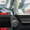 2 pièces Garniture de Cadre de Haut-parleur de Pilier de Voiture Couleur Fibre de Carbone Motif Bambou pour Toyota Hilux Revo Conquest 2015-2021 Toyota Fortuner
