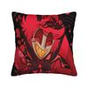 Pillow Case Hazbins Hotels Alastor The Radio Demon Soft Pillow Cover For Sofa Bedroom Home Decor Funny Pillowcases