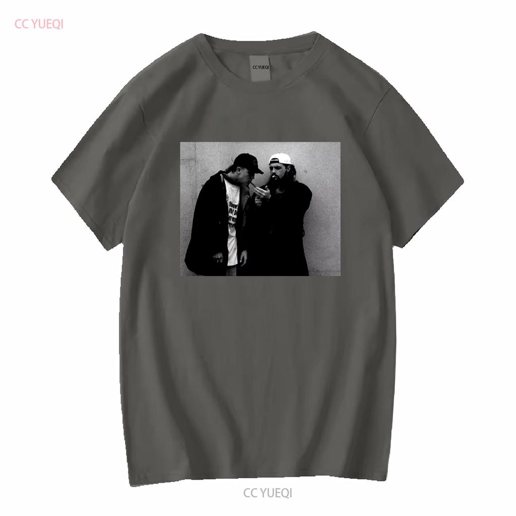 Clerks Cult Classic 90s Comedy Movie Fan Funny Jay and Silent Bob Black T Shirt Vintage Washed Comfortable Versatile Unisex