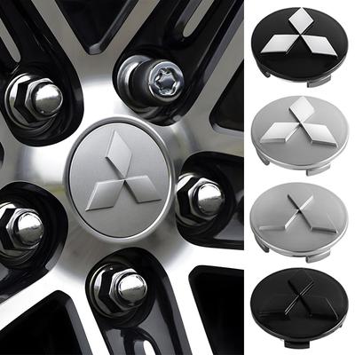 4Pcs 60MM Car Wheel Center Hub Caps Badge Tire Rim Cover For Space Star Lancer EX 9 Outlander Xl Eclipse Cross Asx