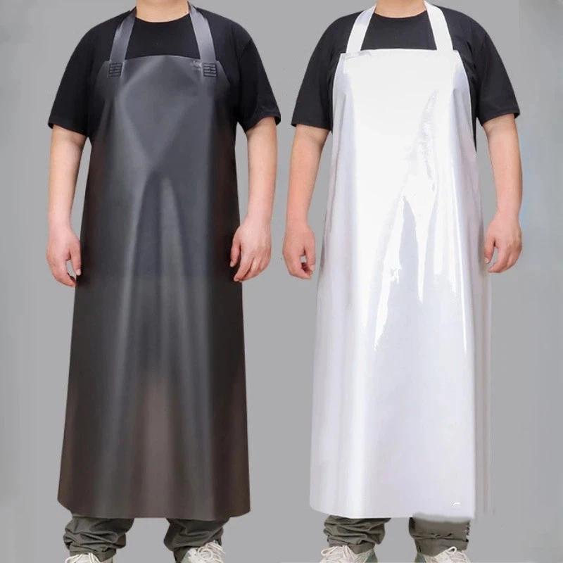 Apron Tpu Odorless Heat-Resistant Waterproof Oil Resistant Men'S And Women'S Aprons Multifunctional Apron