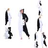 Gemütlicher Danganronpa Monokuma Unisex Schlafanzug Overall Für Ein Bequemes Schlaferlebnis