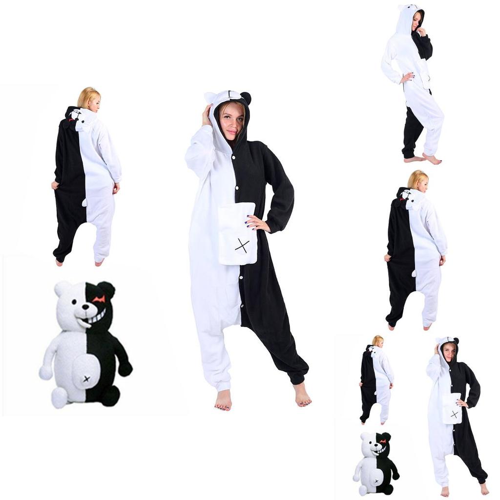 Gemütlicher Danganronpa Monokuma Unisex Schlafanzug Overall Für Ein Bequemes Schlaferlebnis
