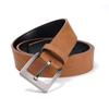 Retro Belt Men's Genuine Leather New Belt  Men's Middle Aged and Young Men's Versatile Pin Buckle Belt