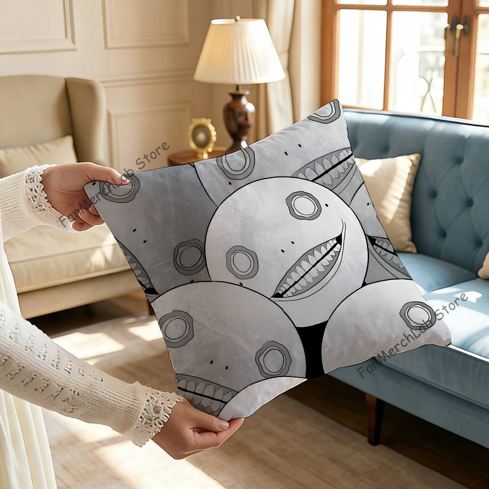NNier RReplicant Emil Printed Pillow Cover Cushion Case Simple Sofa Pillow Case No Pillow Core