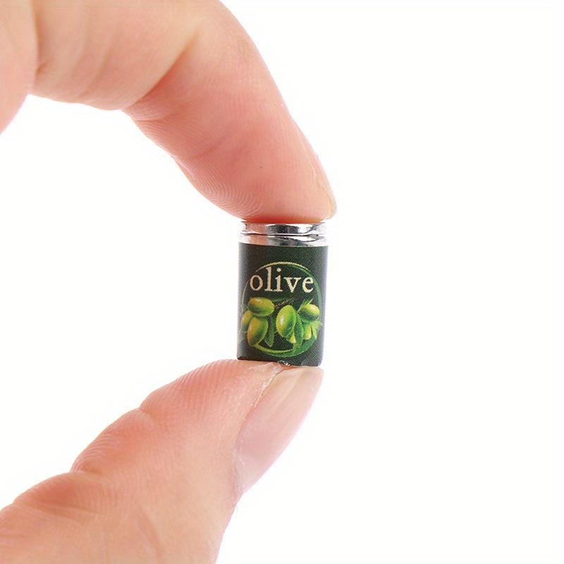 5Pcs 1/12 Scale Miniature Fruit Cans Ornament - DIY Miniature Kitchen/Living Room Scene Decoration - Perfect Gift