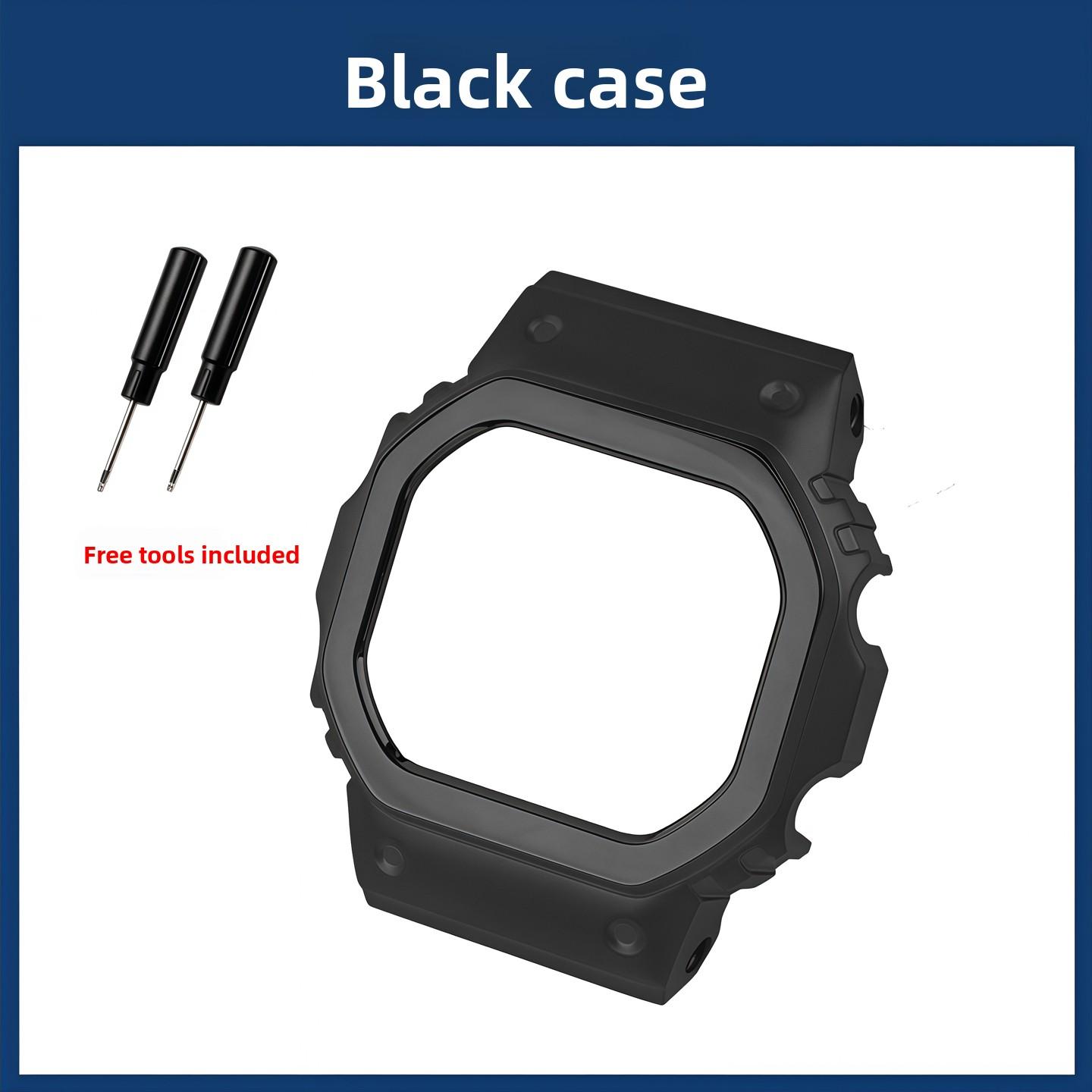 GMW-B5000 Modified metal Case Strap For Casio G-SHOCK 3459 GMW B5000 Men Stainless steel bezel Watch band Bracelet Accessories For GMW-B5000