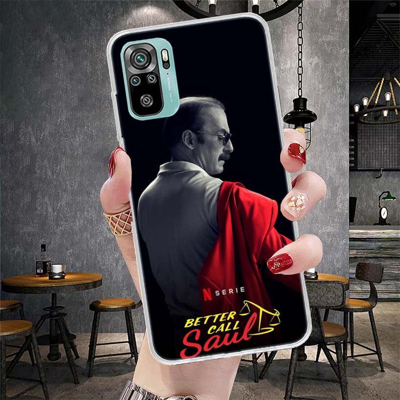 Better Call Saul TV Soft Phone Case For Xiaomi Redmi Note 15 14 14S 13 12 Pro Plus 12S 11 11S 11E 10 10S 11T 5G Fundas Coque Red