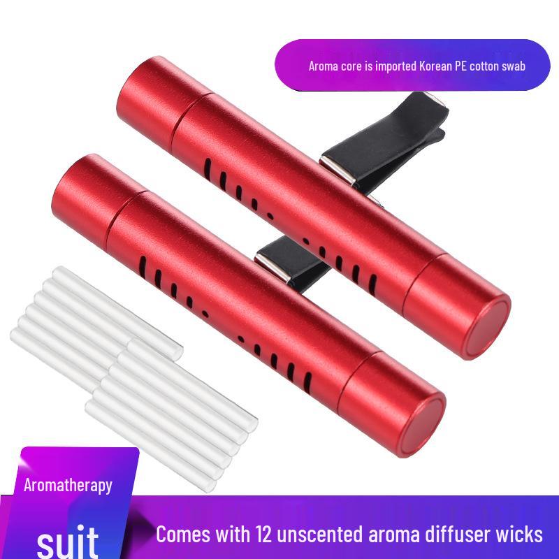 Metal Car Aromatherapy Vent Clip: Solid Perfume Ornament & Fragrance