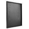 Breakfast Tray Solid Wood Wooden Serving Tray Rectangle Shape Large Size Wooden Tea Tray Black Food Serving Tray Restaurant Use