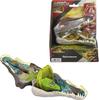 Mattel Jurassic World Play Micro Adventure Playset with Spinosaurus Head Opening To 4 Interactive Features, 3 Micro Figures, and Dinosaur Toys