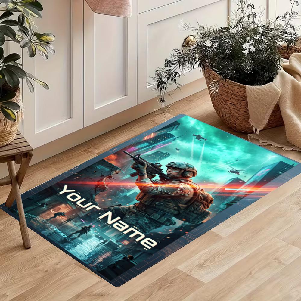 Minecraft Customize Your Name Kitchen Rug Runner Rug Laundry Mat Hallway Entryway The Best Gift Choice