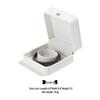 Crown PU Leather Jewelry Box for Rings, Bracelets, Necklaces, and Pendants