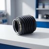 Bellows Hose with Clamps Compatible Rubber Exhaust Coupler Flexible for Boat