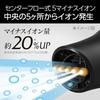 Koizumi Hair Dryer Monster Large Airflow Quick Dry Automatic Temperature Switch Negative Ion Double Fan Black KHD-W805 BK