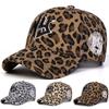 Unisex NY Embroidery Leopard Print Baseball Caps Spring Autumn Outdoor Adjustable Casual Hats Sunscreen Hat Sports Cap