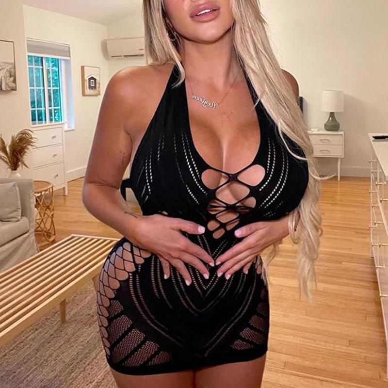 Sexy Female Mesh Fishnet Sexy Dress women underwear Sex Teddies Erotic Catsuit 18+ sex toys sexy lingerie hot Bodysuits
