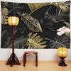 Phnom Penh Palm Leaves Tapestry Wall Hanging Bohemian Psychedelic Tropical Plants Simple Aesthetic Home Decor