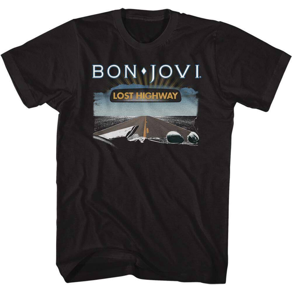 

Черная футболка унисекс Bon Jovi Lost Highway