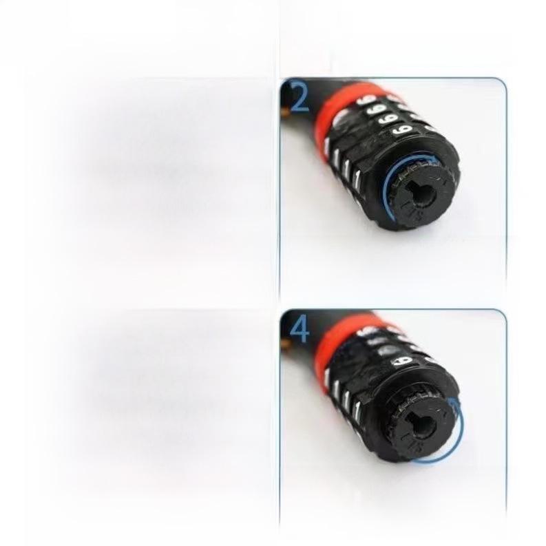 Bicycle and Motorcycle Anti-Theft Chain Lock - Anti-Shear, Anti-Pry Security