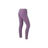 Li Ning Fitness Series Solid Color Yoga Leggings Women Leggings Purple AULS056-7