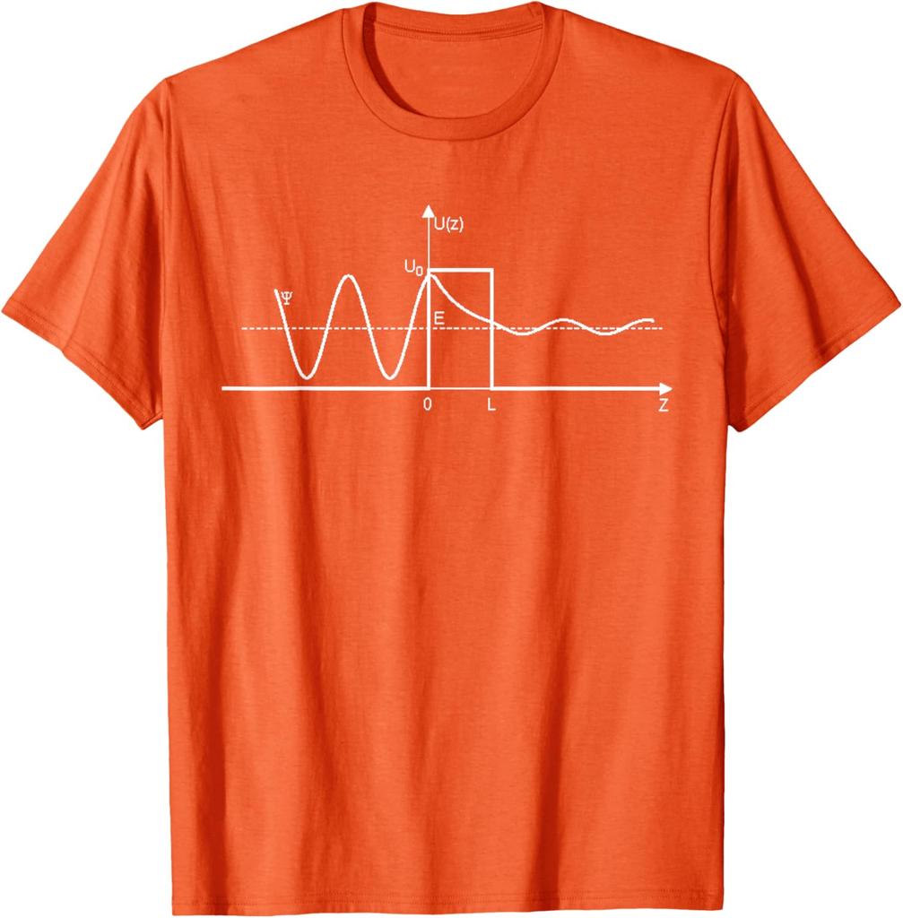Quantum Tunneling Effect Cool Quantum Physics Result Tshirt Cotton Casual Graphic T Shirts Vintage Clothes Tops