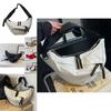 Chic Large Dumpling Shape Bag For Women In Elegant Oxford Fabric For Spring Summer