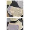 Womens Elongated Crotch Mid Waist Combed Cotton Seamless Antibacterial Underwear