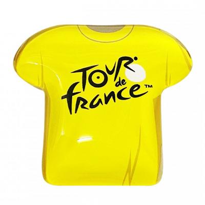 [A2838] - Glasmagnet „Tour de France“ Gelbes Trikot – 55x50 mm