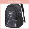 Breathable Backpack Oxford Laptop Compartment Curved Straps Unisex School Travel