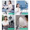 Foldable Tripod Stand Smart Selfie Stick 360 Rotation Camera Pole Portable Cell Phone Holder Stainless Steel ABS