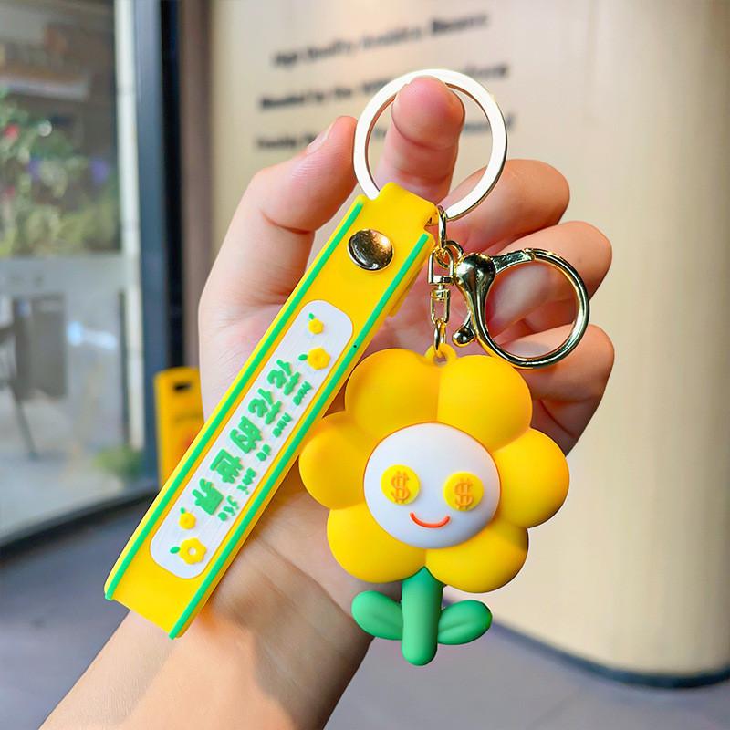

Очаровательный брелок для ключей в виде цветка желтого и оранжевого цвета для всех случаев жизни