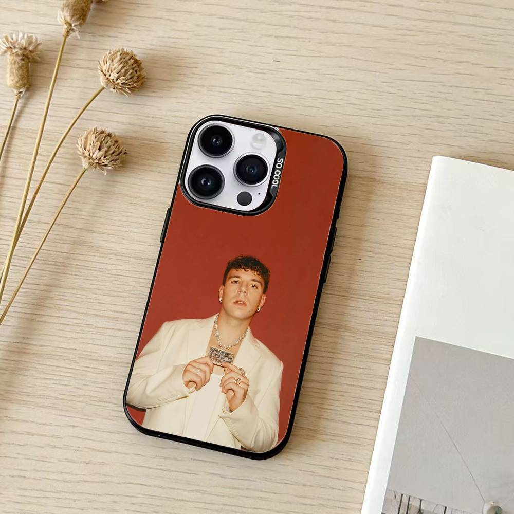 Rapper Q-Quevedo Phone Case For iPhone 17,16,15,14,13,12,11,Pro Max,Plus Candy Silver Cover