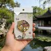 Humble and Lingering Garden Scenic Enamel Metal Magnet - Cultural Souvenir
